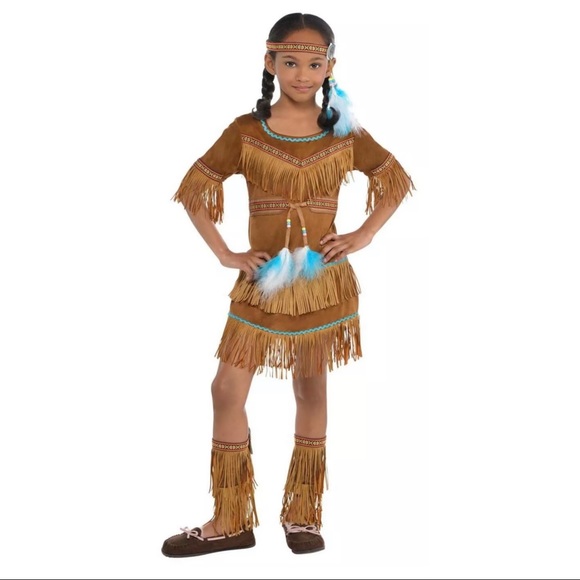 Dream Catcher Cutie Girls Toddler Native American Halloween Costume - Picture 2 of 11